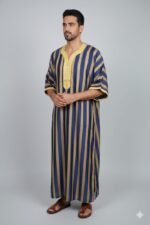 Gandoura jawhara 2t disponible en plusieurs couleurs. – Image 4