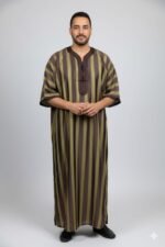 Gandoura jawhara 2t disponible en plusieurs couleurs. – Image 5