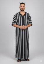 Gandoura jawhara 2t disponible en plusieurs couleurs. – Image 7