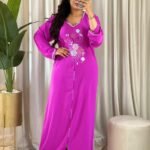 Caftan Marocain Avec Randa - M L XL XXL