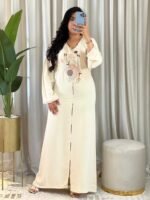 Caftan Marocain Avec Randa - M L XL XXL – Image 3