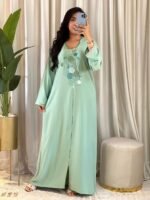 Caftan Marocain Avec Randa - M L XL XXL – Image 4