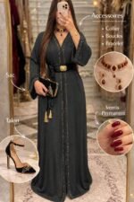 Caftan avec une coupe parfaite pour les fêtes et les occasions – Image 4