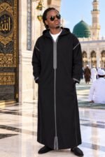 Djellaba Homme Hiver – Tissu Moubra Doux & Confortable