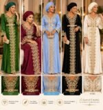 Caftan Marocain Moderne – Disponible en Crêpe et Jawhara – Image 4