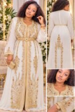 Caftan de Mariage Haute Couture 3 Pièces avec Selham & Mdamma – Image 8