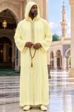 Ensemble Djellaba Homme 3 Pièces – Gabardine & Djellaba Transparente – Image 6