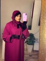 Gandoura Femme avec Foulard & Gants Assortis – Ensemble Confortable – Image 2