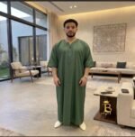 Gandoura Marocaine Homme en Lin Premium – Élégance & Confort – Image 3